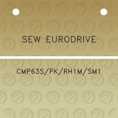 sew-eurodrive-cmp63spkrh1msm1