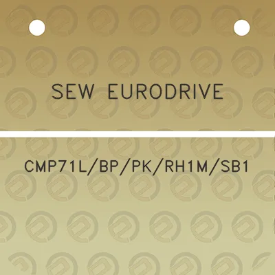 sew-eurodrive-cmp71lbppkrh1msb1