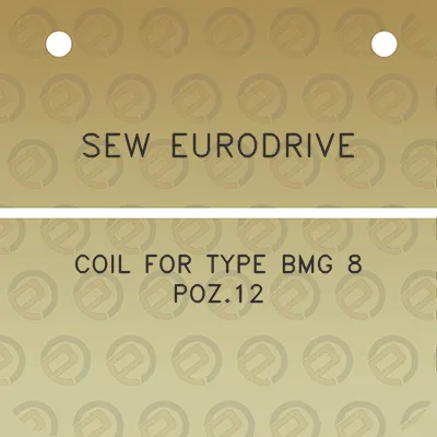 sew-eurodrive-coil-for-type-bmg-8-poz12