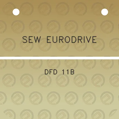 sew-eurodrive-dfd-11b