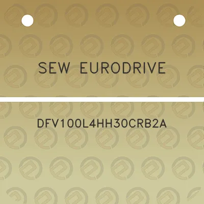 sew-eurodrive-dfv100l4hh30crb2a