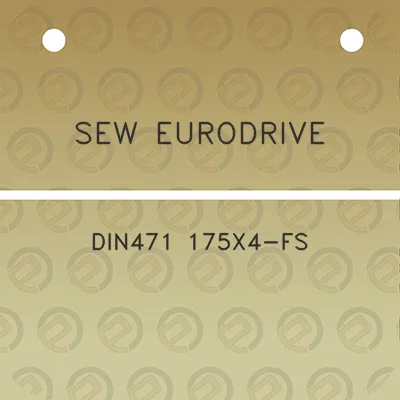 sew-eurodrive-din471-175x4-fs