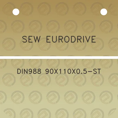 sew-eurodrive-din988-90x110x05-st