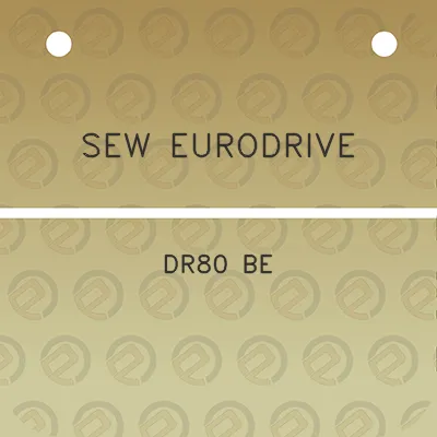 sew-eurodrive-dr80-be