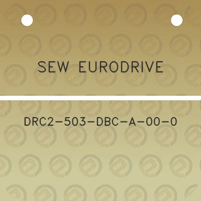 sew-eurodrive-drc2-503-dbc-a-00-0