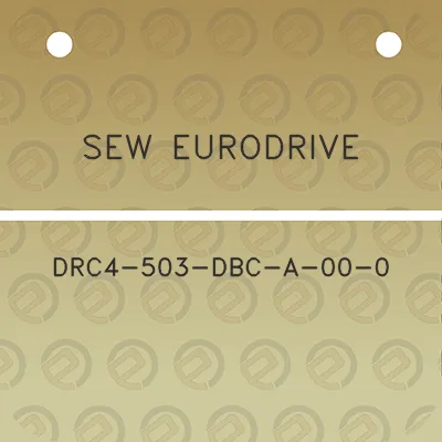 sew-eurodrive-drc4-503-dbc-a-00-0