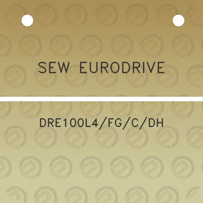 sew-eurodrive-dre100l4fgcdh