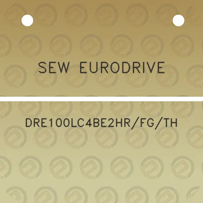 sew-eurodrive-dre100lc4be2hrfgth