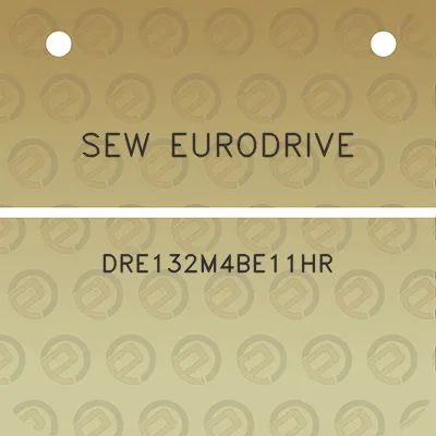 sew-eurodrive-dre132m4be11hr