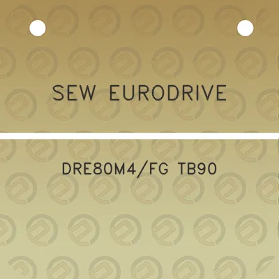 sew-eurodrive-dre80m4fg-tb90