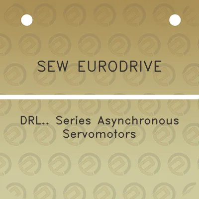 sew-eurodrive-drl-series-asynchronous-servomotors