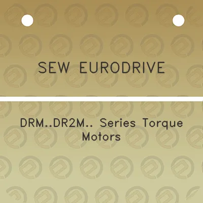 sew-eurodrive-drmdr2m-series-torque-motors