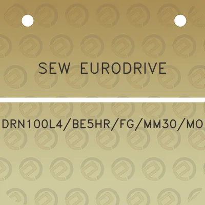 sew-eurodrive-drn100l4be5hrfgmm30mo