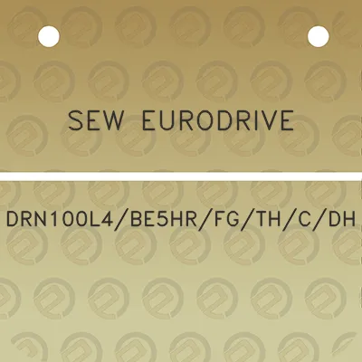 sew-eurodrive-drn100l4be5hrfgthcdh