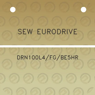 sew-eurodrive-drn100l4fgbe5hr