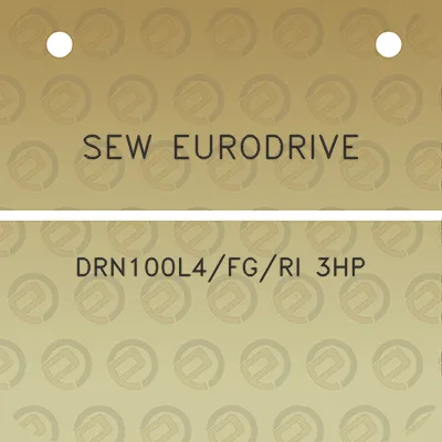 sew-eurodrive-drn100l4fgri-3hp