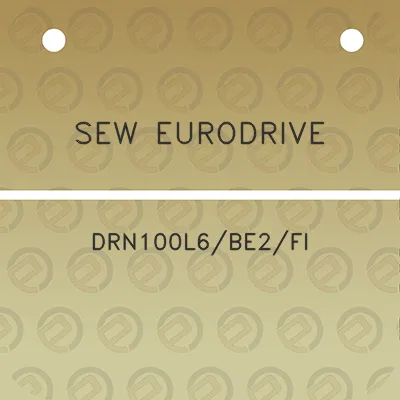 sew-eurodrive-drn100l6be2fi