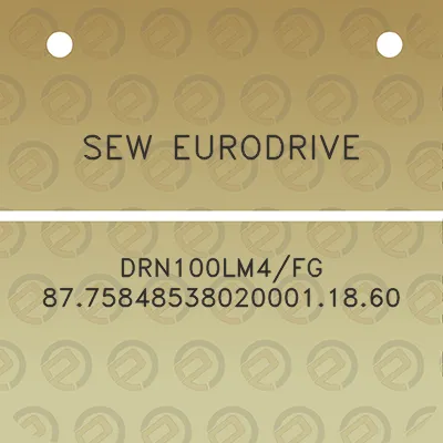 sew-eurodrive-drn100lm4fg-87758485380200011860