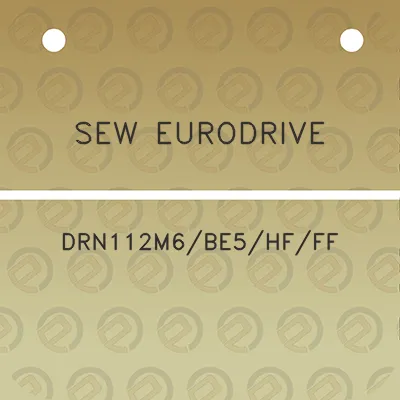 sew-eurodrive-drn112m6be5hfff