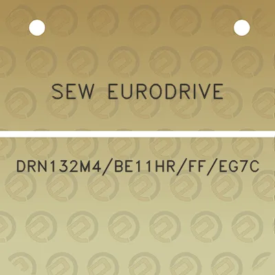 sew-eurodrive-drn132m4be11hrffeg7c