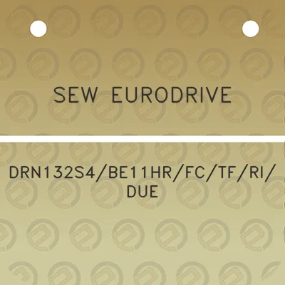 sew-eurodrive-drn132s4be11hrfctfridue