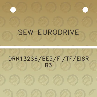 sew-eurodrive-drn132s6be5fitfei8r-b3