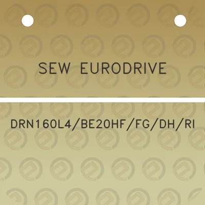 sew-eurodrive-drn160l4be20hffgdhri