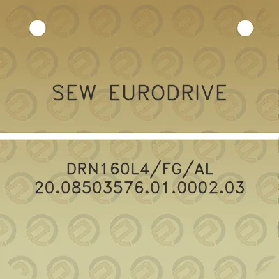 sew-eurodrive-drn160l4fgal-200850357601000203