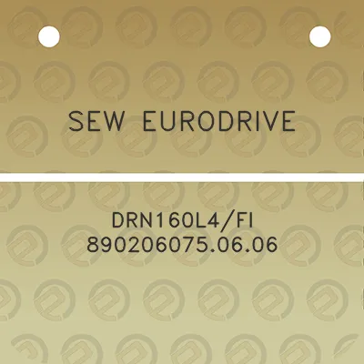 sew-eurodrive-drn160l4fi-8902060750606