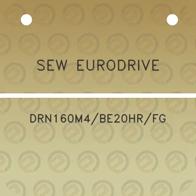 sew-eurodrive-drn160m4be20hrfg