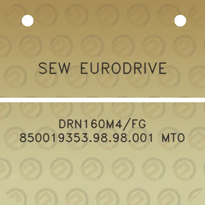 sew-eurodrive-drn160m4fg-8500193539898001-mto