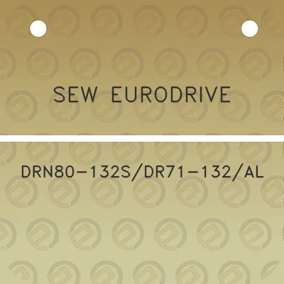 sew-eurodrive-drn80-132sdr71-132al