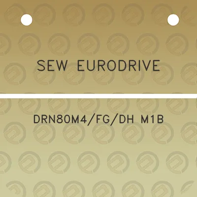 sew-eurodrive-drn80m4fgdh-m1b