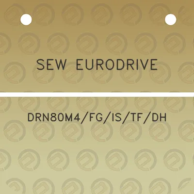 sew-eurodrive-drn80m4fgistfdh