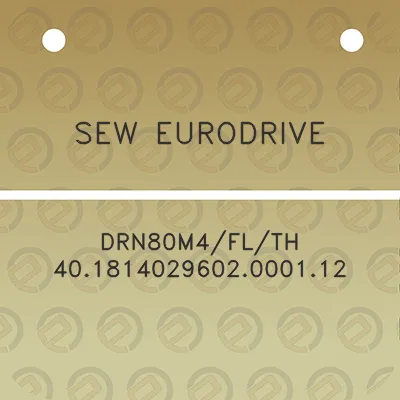 sew-eurodrive-drn80m4flth-401814029602000112