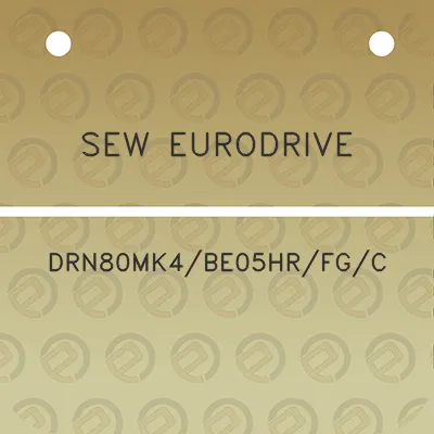 sew-eurodrive-drn80mk4be05hrfgc