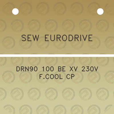 sew-eurodrive-drn90-100-be-xv-230v-fcool-cp