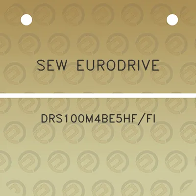 sew-eurodrive-drs100m4be5hffi