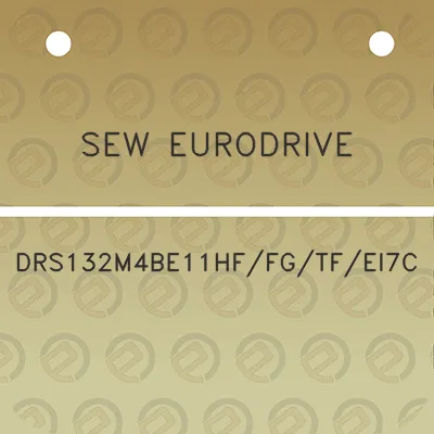 sew-eurodrive-drs132m4be11hffgtfei7c