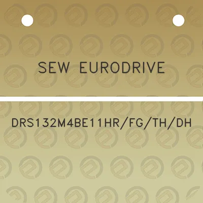 sew-eurodrive-drs132m4be11hrfgthdh