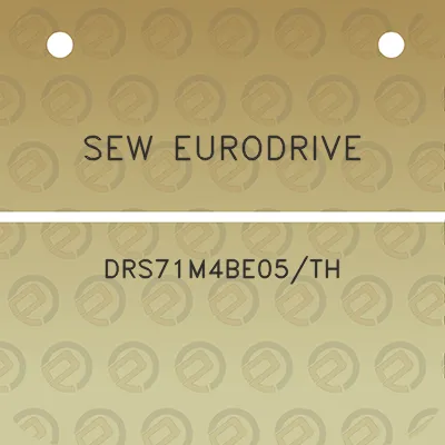 sew-eurodrive-drs71m4be05th