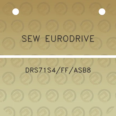 sew-eurodrive-drs71s4ffasb8