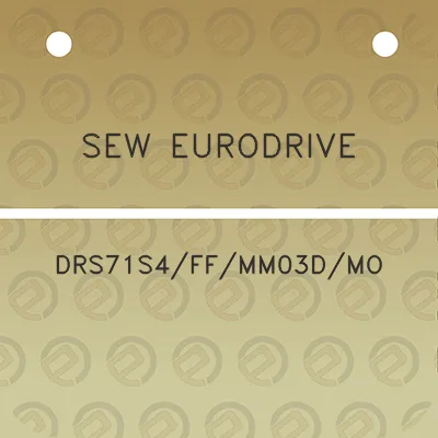 sew-eurodrive-drs71s4ffmm03dmo