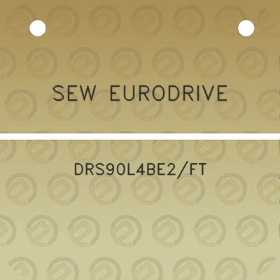 sew-eurodrive-drs90l4be2ft