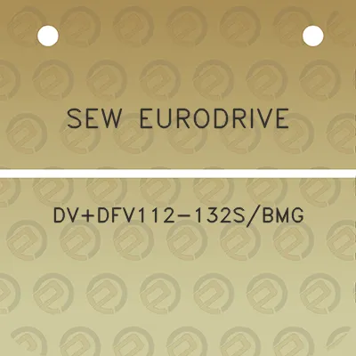 sew-eurodrive-dvdfv112-132sbmg