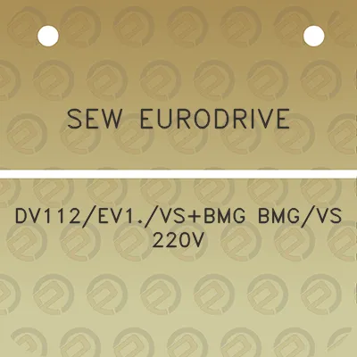 sew-eurodrive-dv112ev1vsbmg-bmgvs-220v