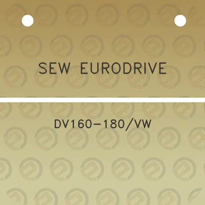 sew-eurodrive-dv160-180vw