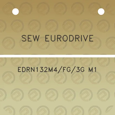 sew-eurodrive-edrn132m4fg3g-m1