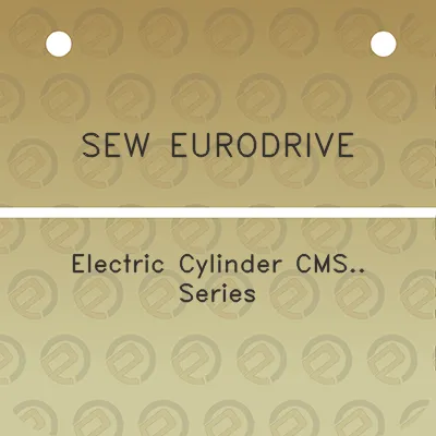 sew-eurodrive-electric-cylinder-cms-series