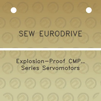 sew-eurodrive-explosion-proof-cmp-series-servomotors